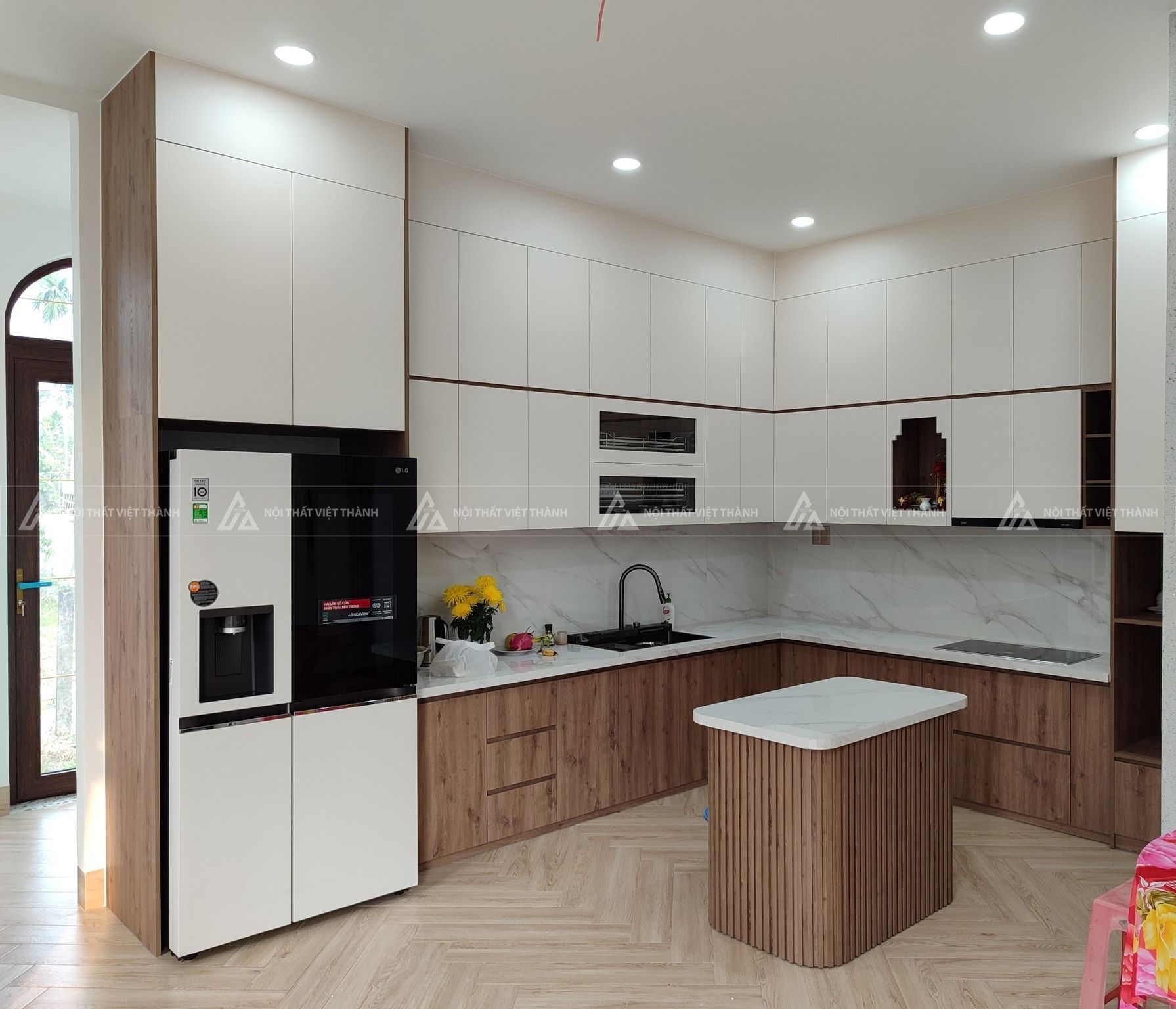 Thiết kế nội thất phòng bếp tiện nghi, hài hoà không gian sống
